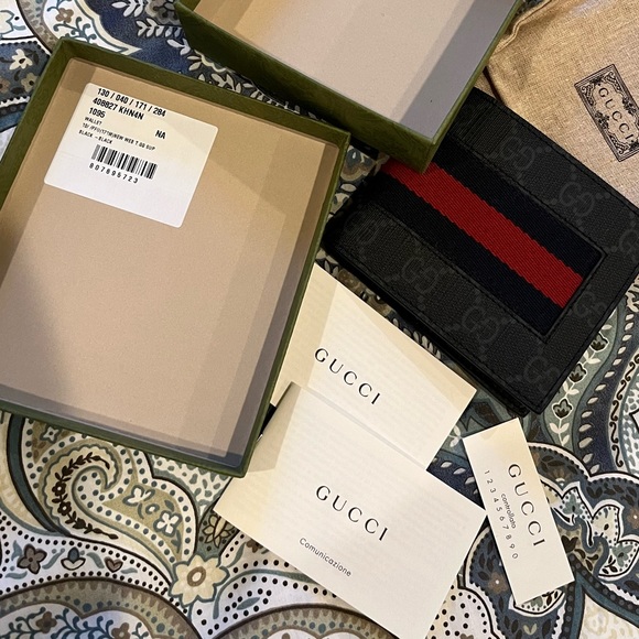 NEVER USED GG Supreme Web wallet - Picture 11 of 11